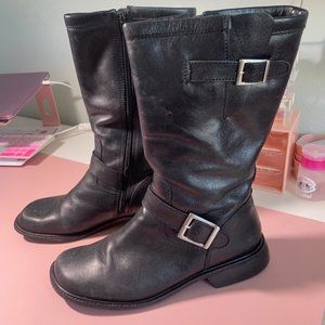 Matisse Black Buckle Boots Size 8 1/2